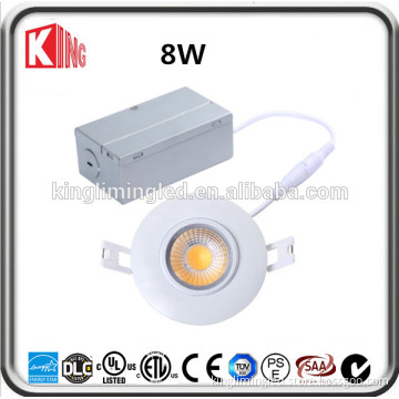 Energy star approved 8w gimbal led downlight